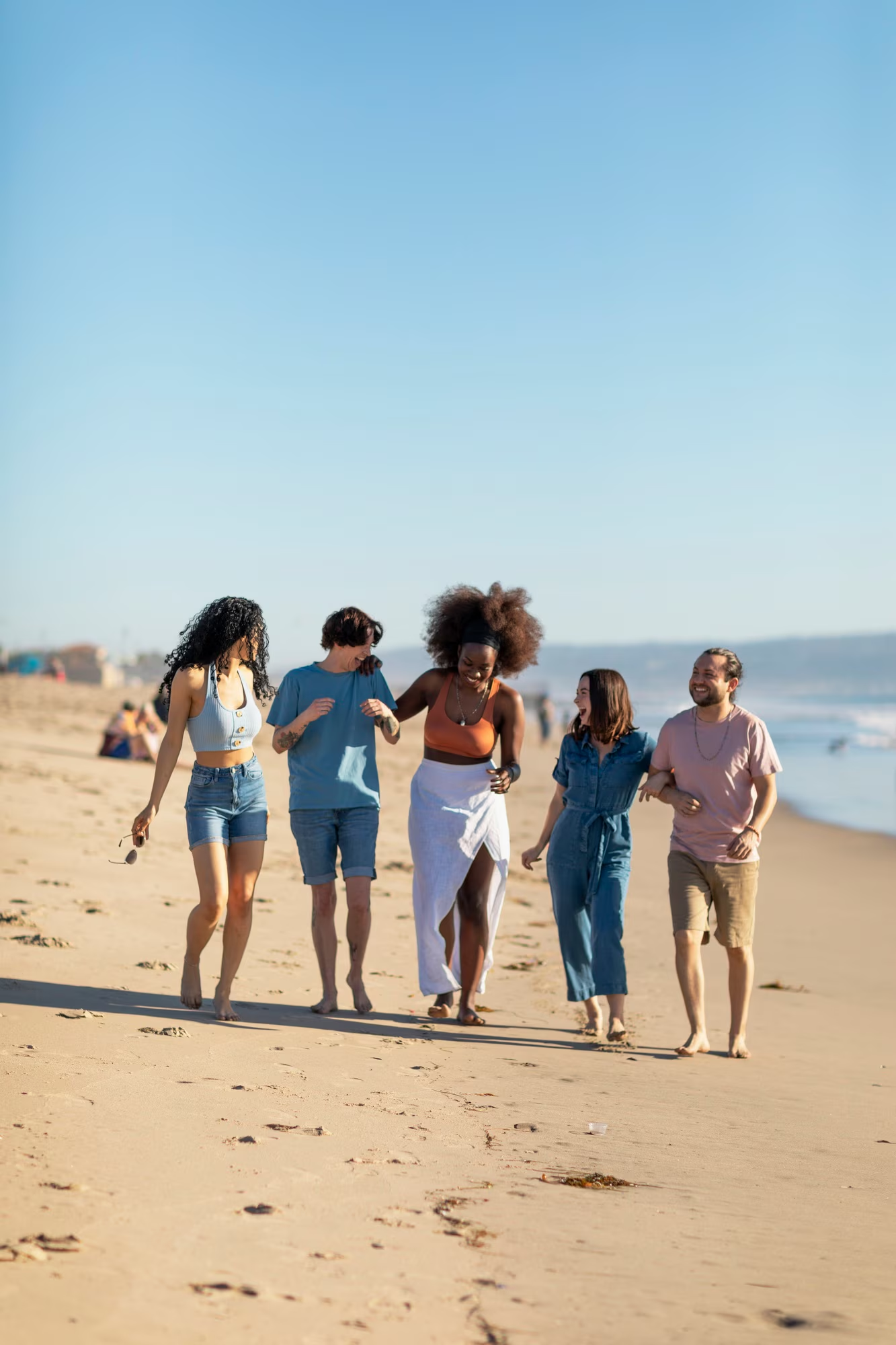 groupe de personne à la plage